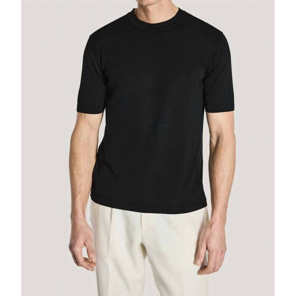 NEW JACK VICTOR wellington crew neck tee in black